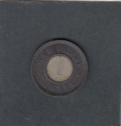 Beschrijving: 1 Penny(model) VICTORIA no date